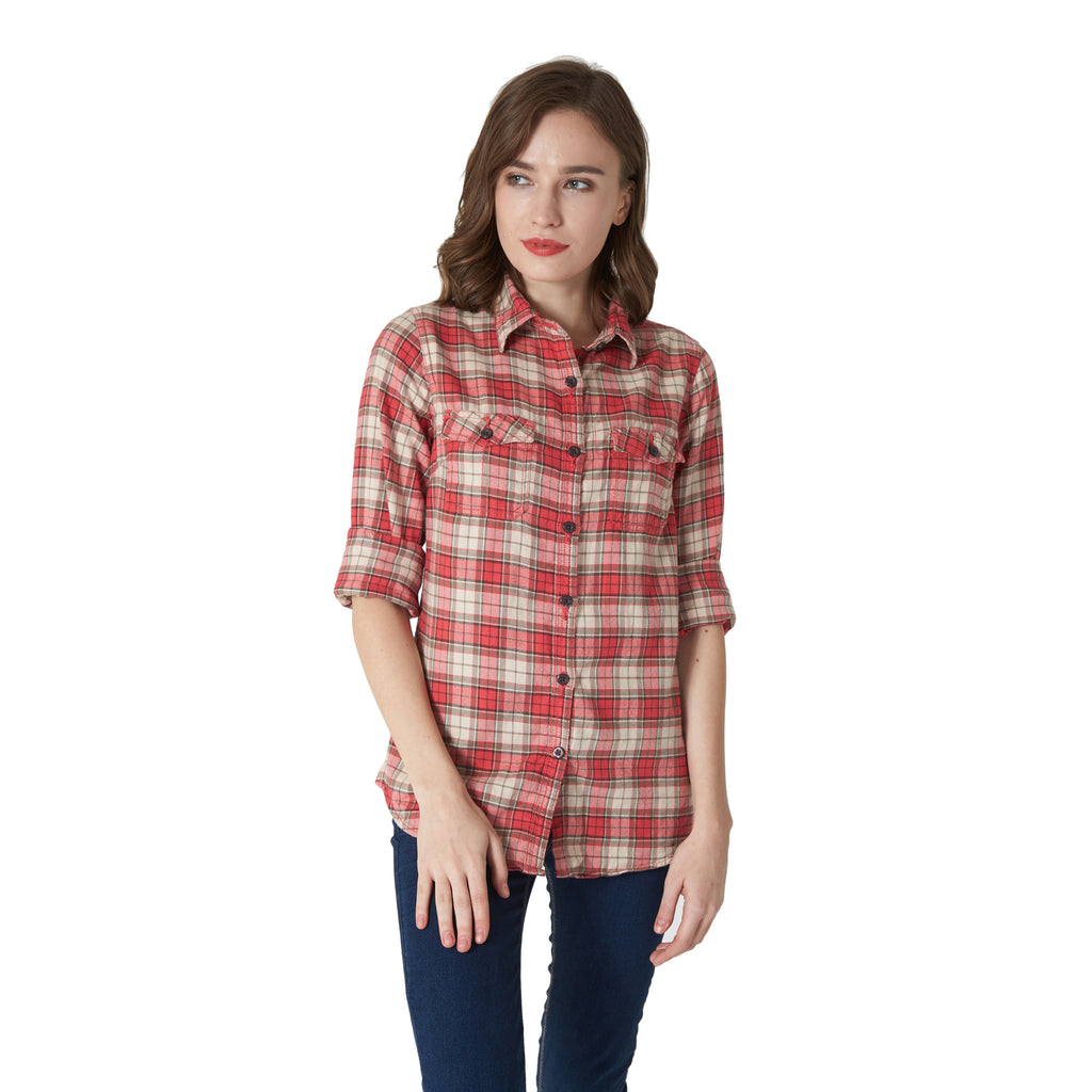 Womens Flannel Cotton Shirt – Maksactivewear