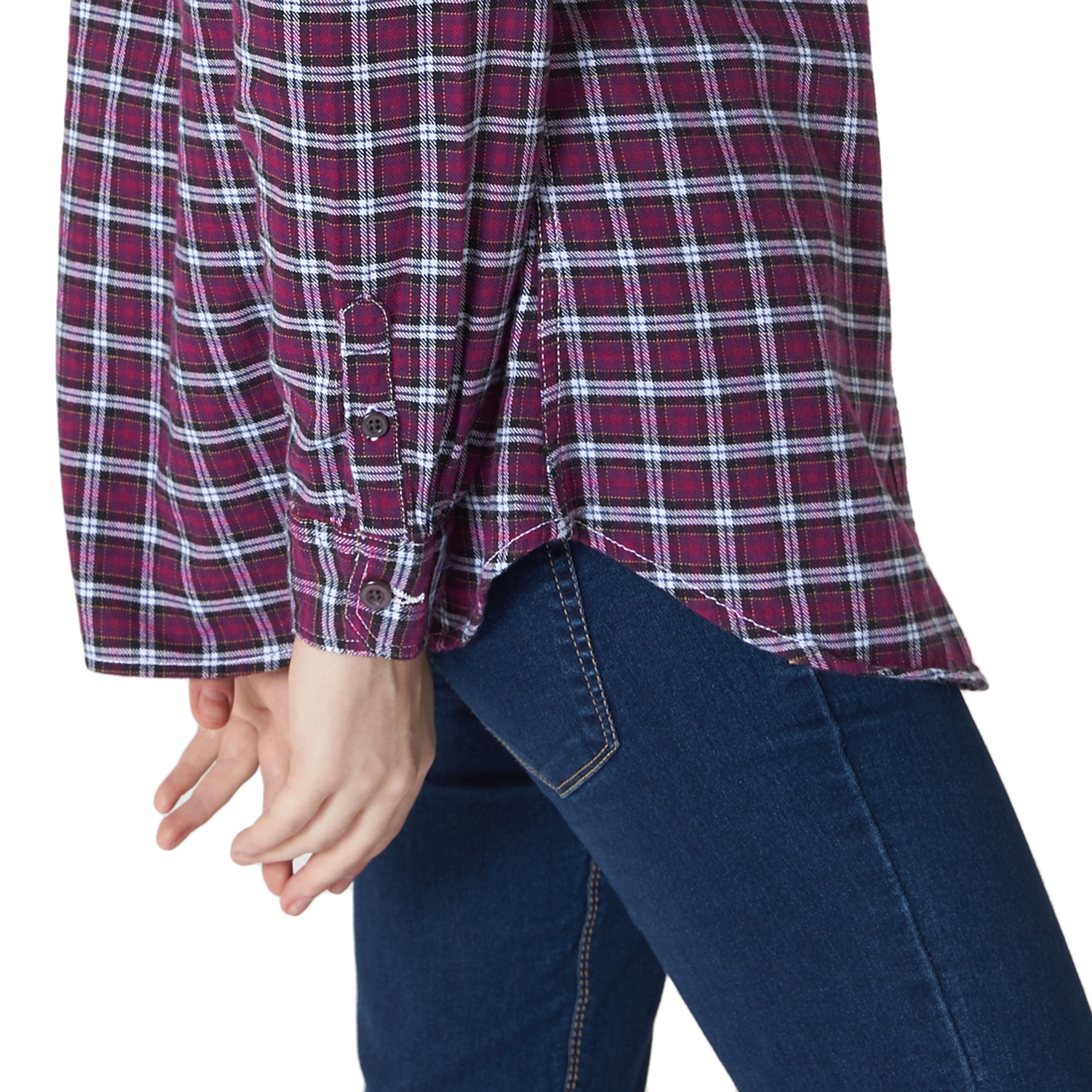 Womens Flannel Cotton Shirt – Maksactivewear